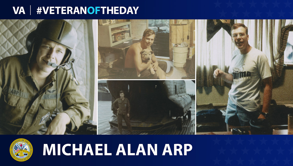 Army Vietnam Veteran Michael Alan Arp is today's #VeteranOfTheDay.