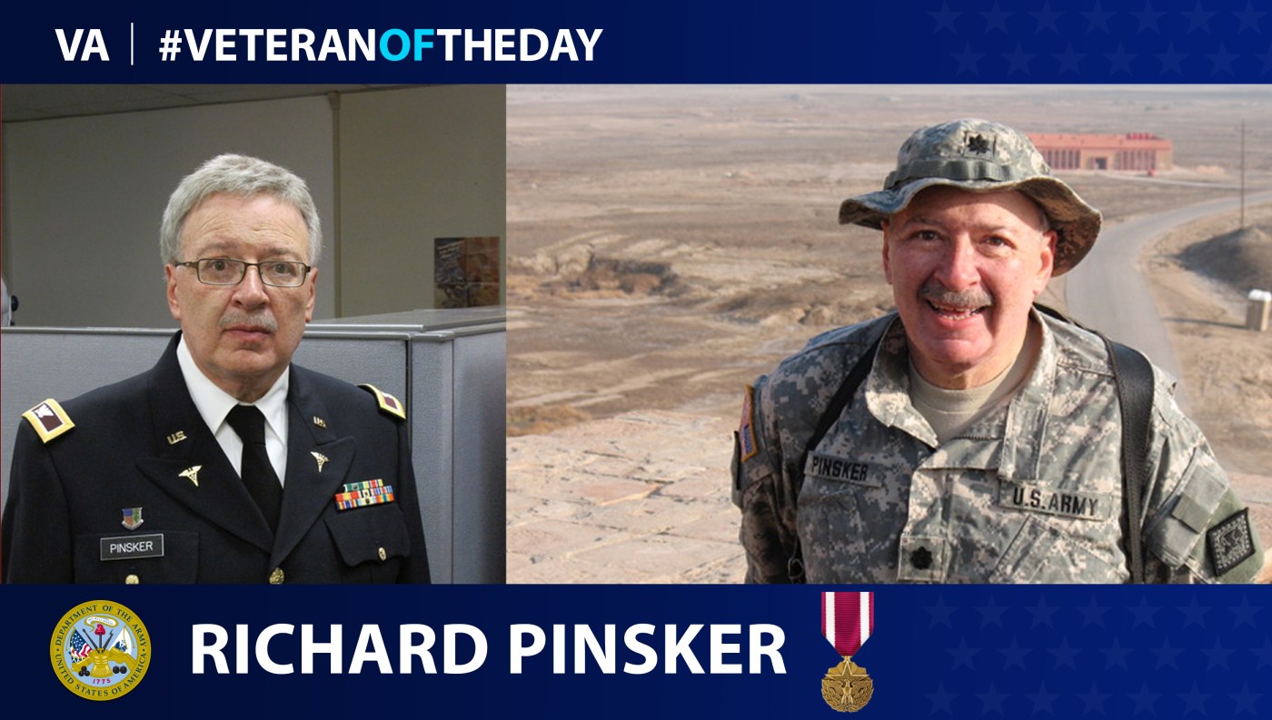 Doctor turned soldier, Richard Pinsker, served in the NY National Guard.