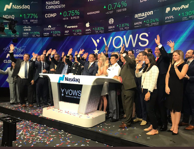 VOWS Nasdaq Closing Bell was on July 3rd.