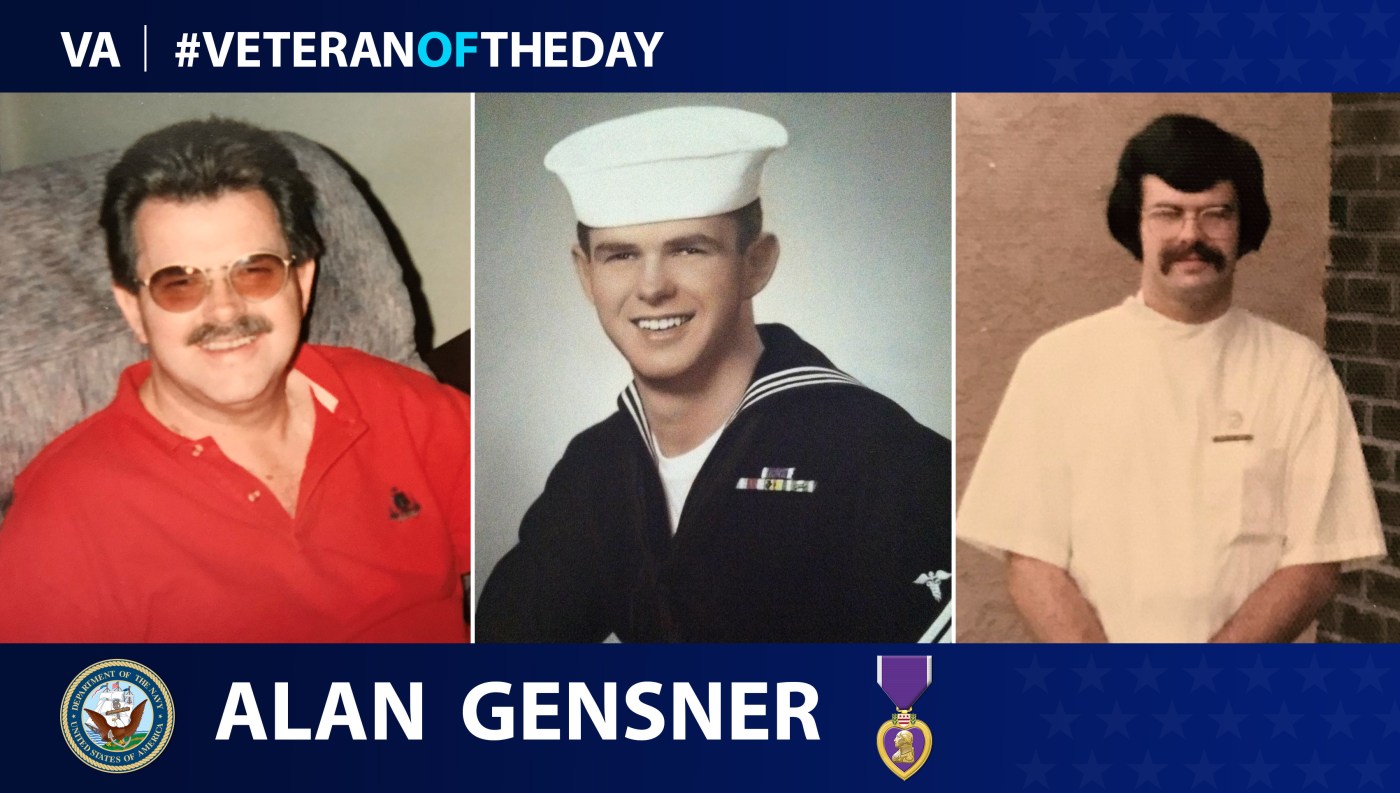 Alan Gensner is today's Veteran of the Day.