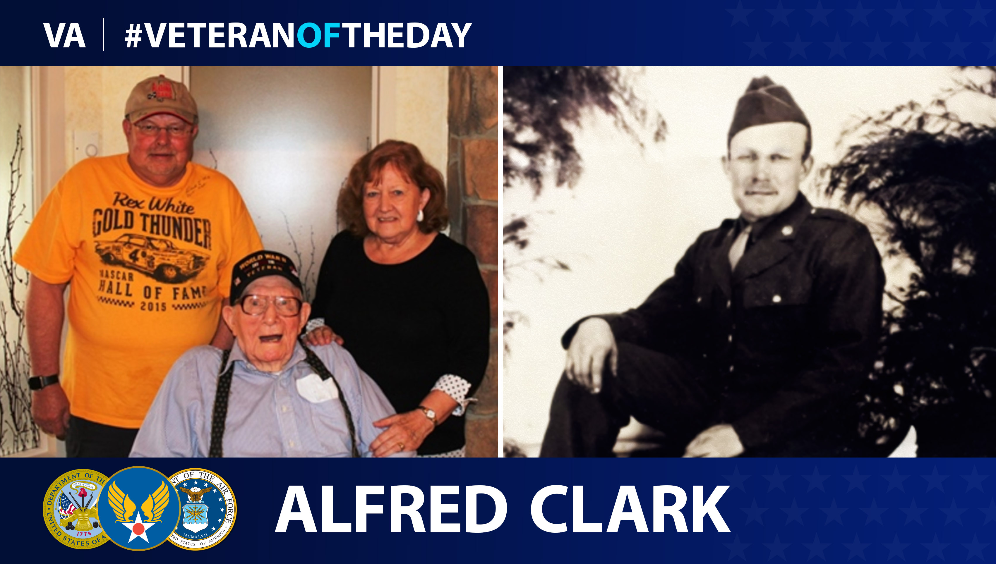 Alfred Clark is today's Veteran of the Day.