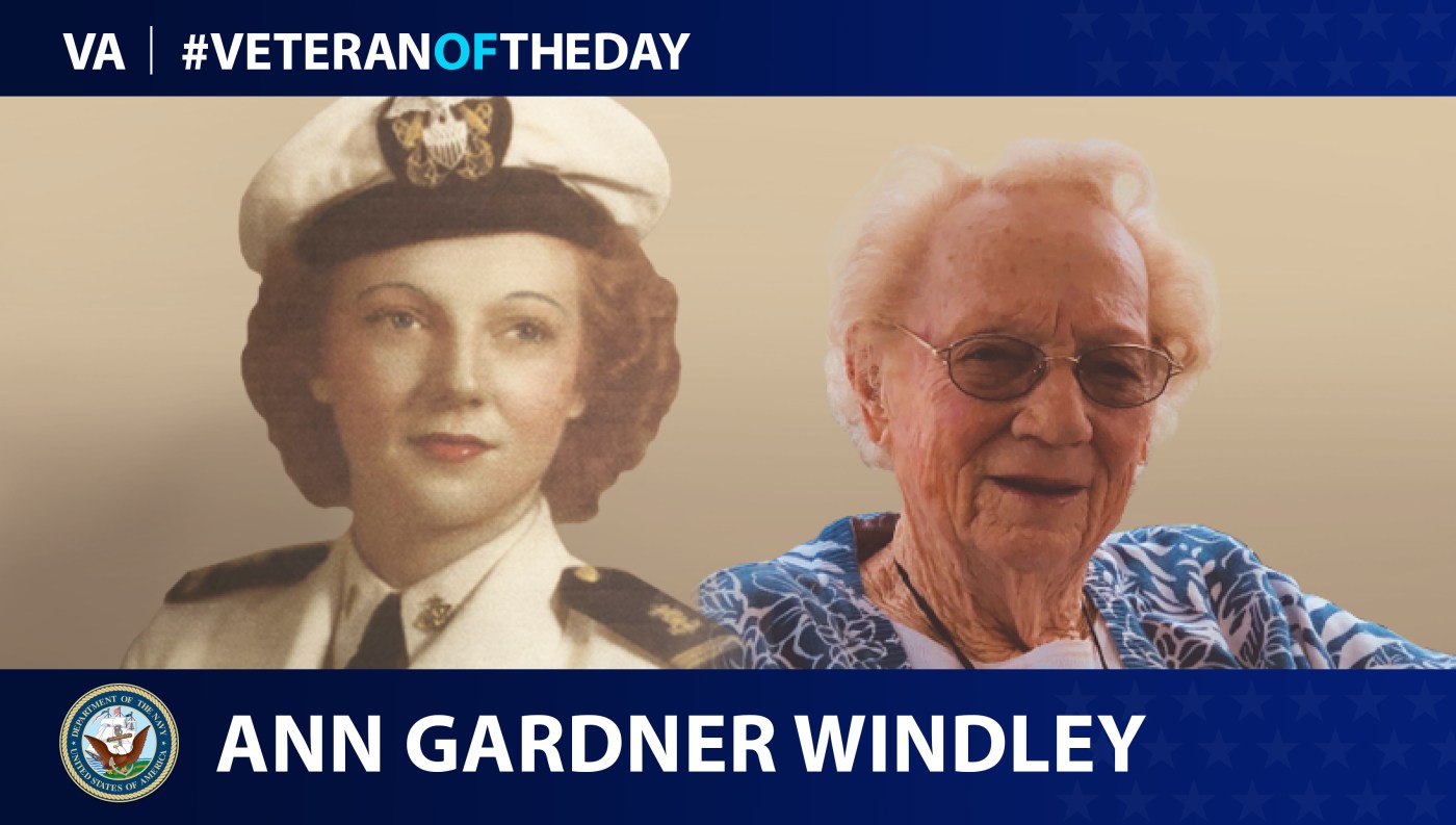 Ann Gardner Windley is today's Veteran of the Day.