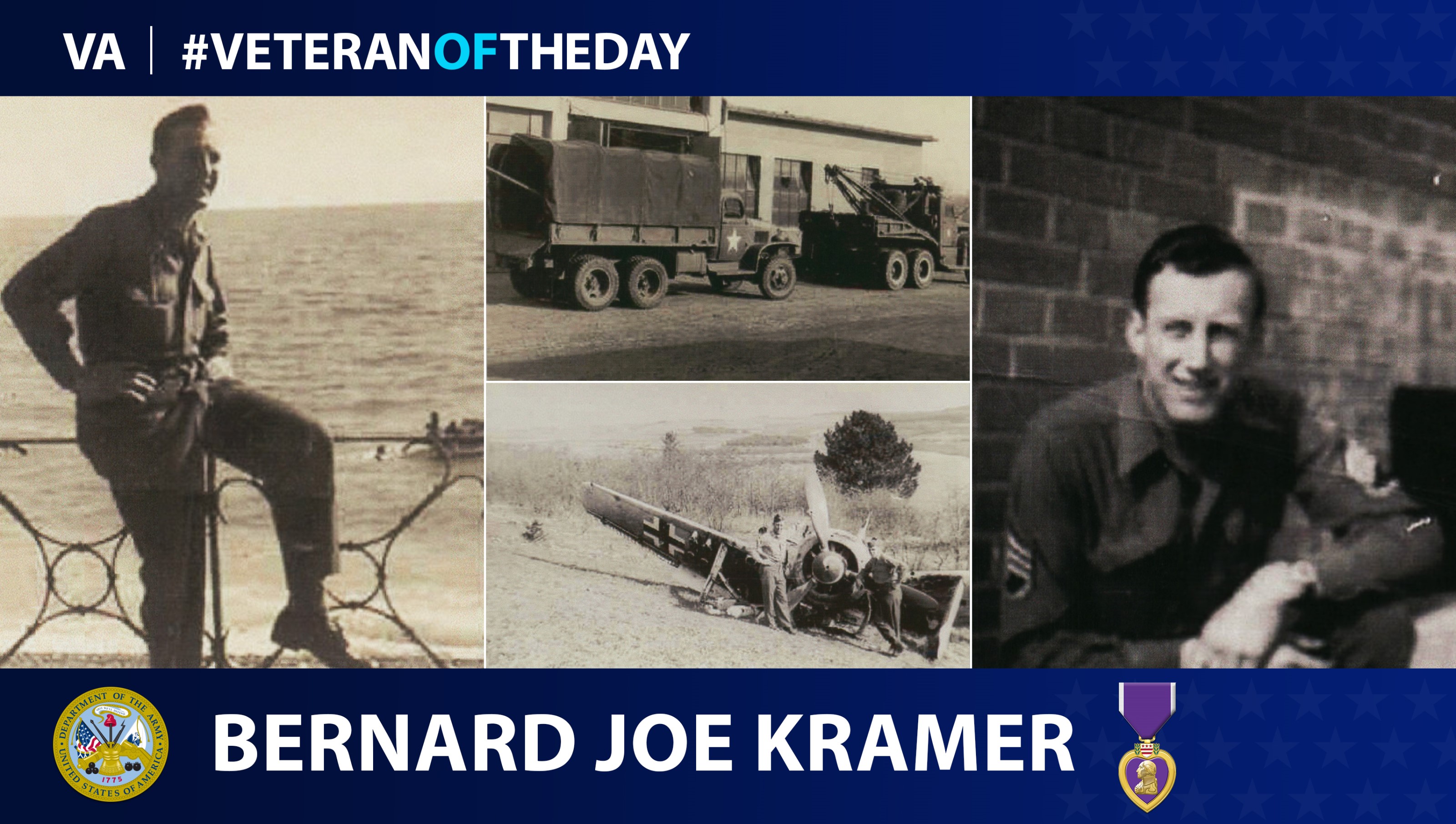 Bernard Joe Kramer is today's Veteran of the Day.