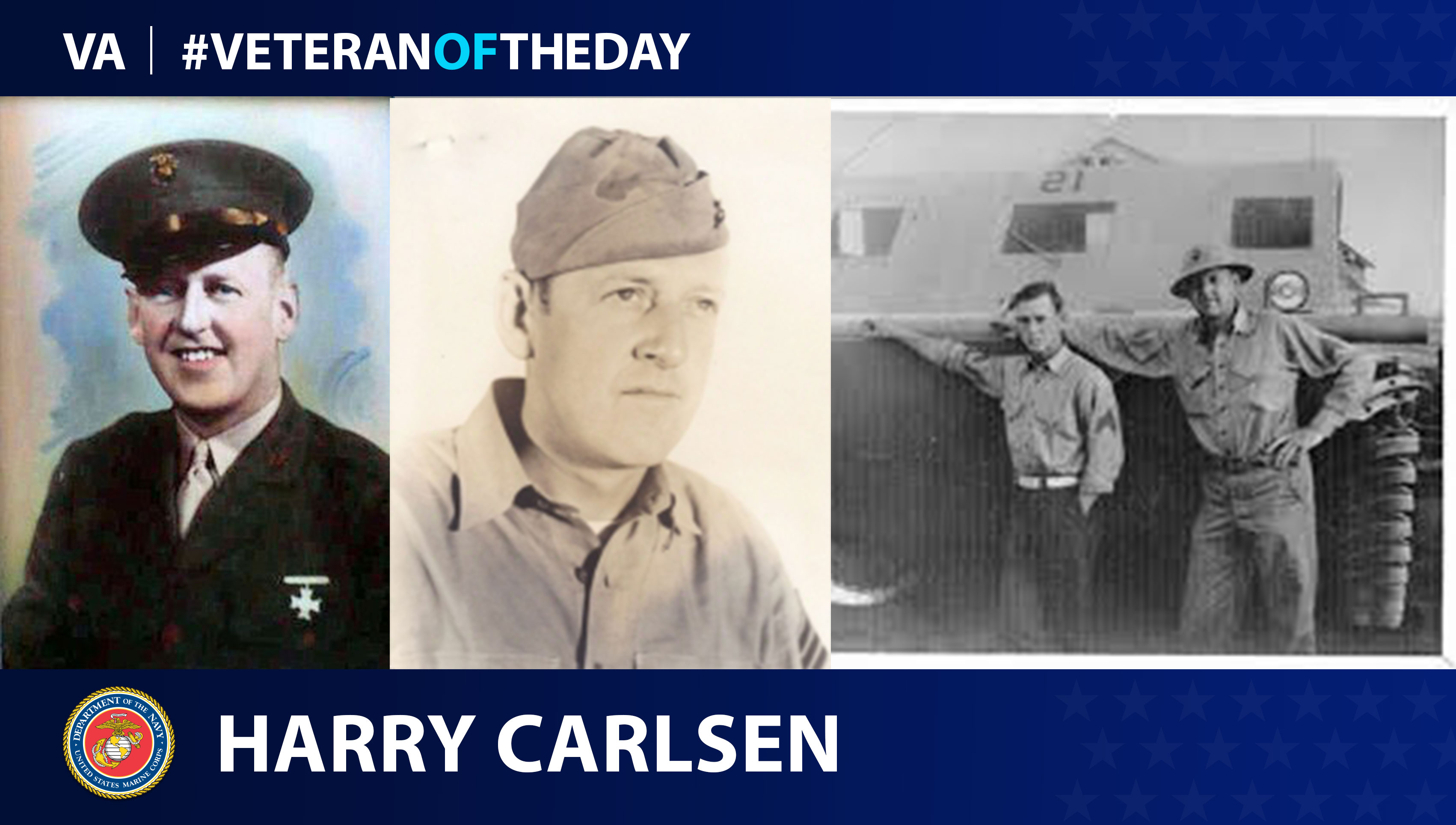 Harry "Bud" Carlsen is today's Veteran of the Day.