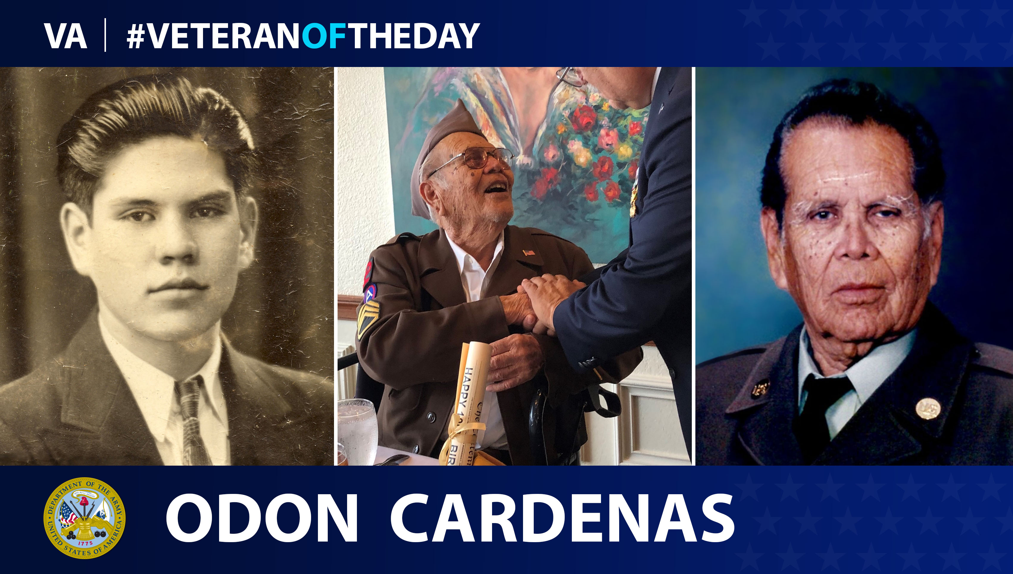 Odon Cardenas is today's Veteran of the Day.