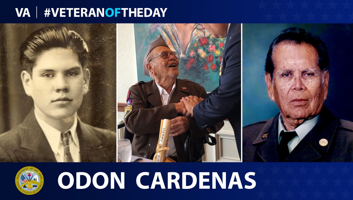 Odon Cardenas is today's Veteran of the Day.