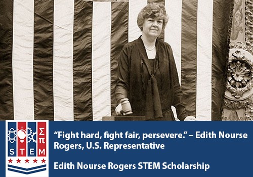 The Edith Nourse Rogers STEM Scholarship helps students cross the finish line