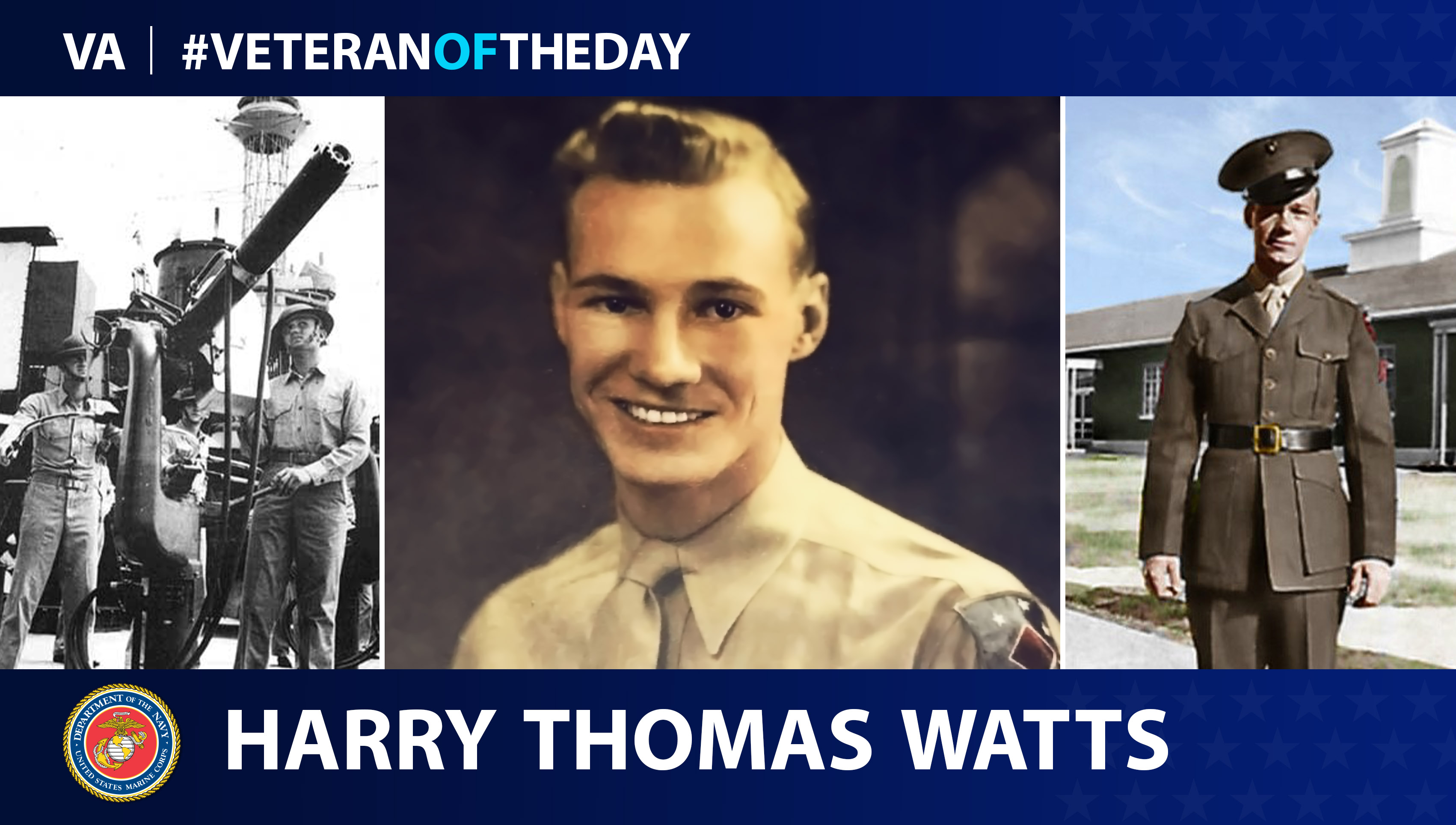 Harry Watts is today's Veteran of the Day.