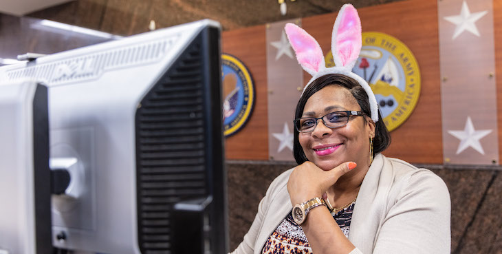 VA employees find fun at the office while serving Veterans.