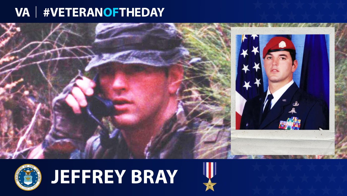Jeffrey Bray is today's Veteran of the Day.