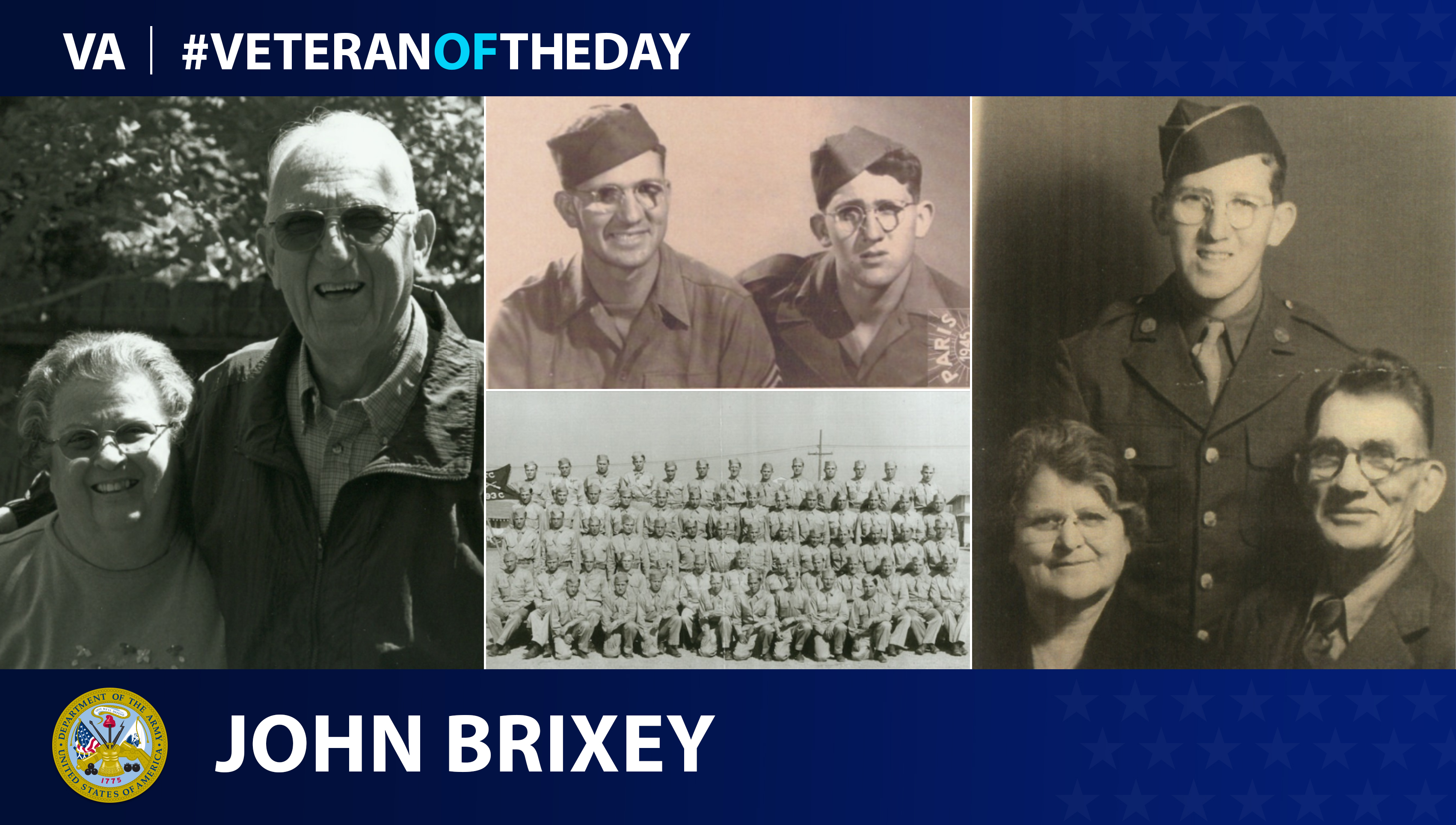 John Brixey is today's Veteran of the Day.