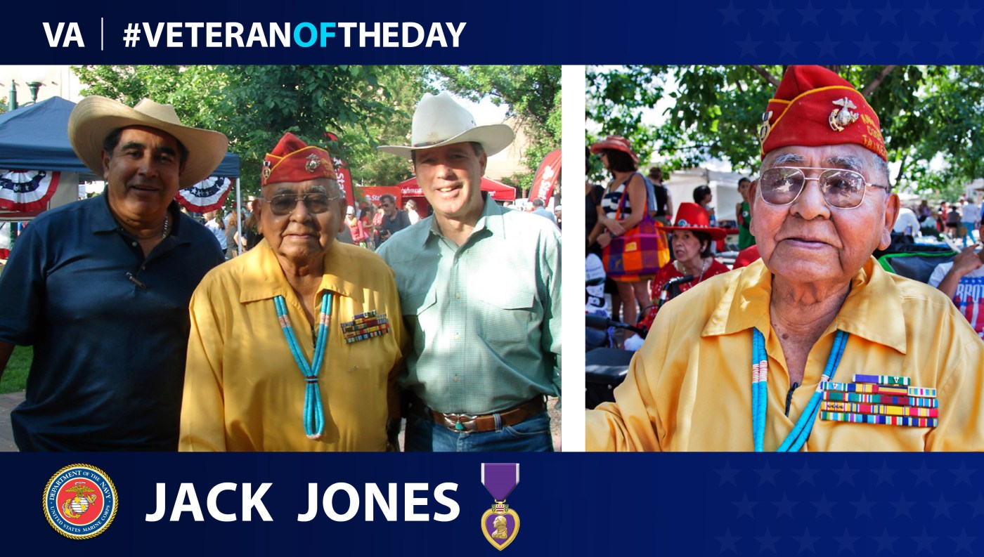 #VeteranOfTheDay Marine Veteran Jack Jones