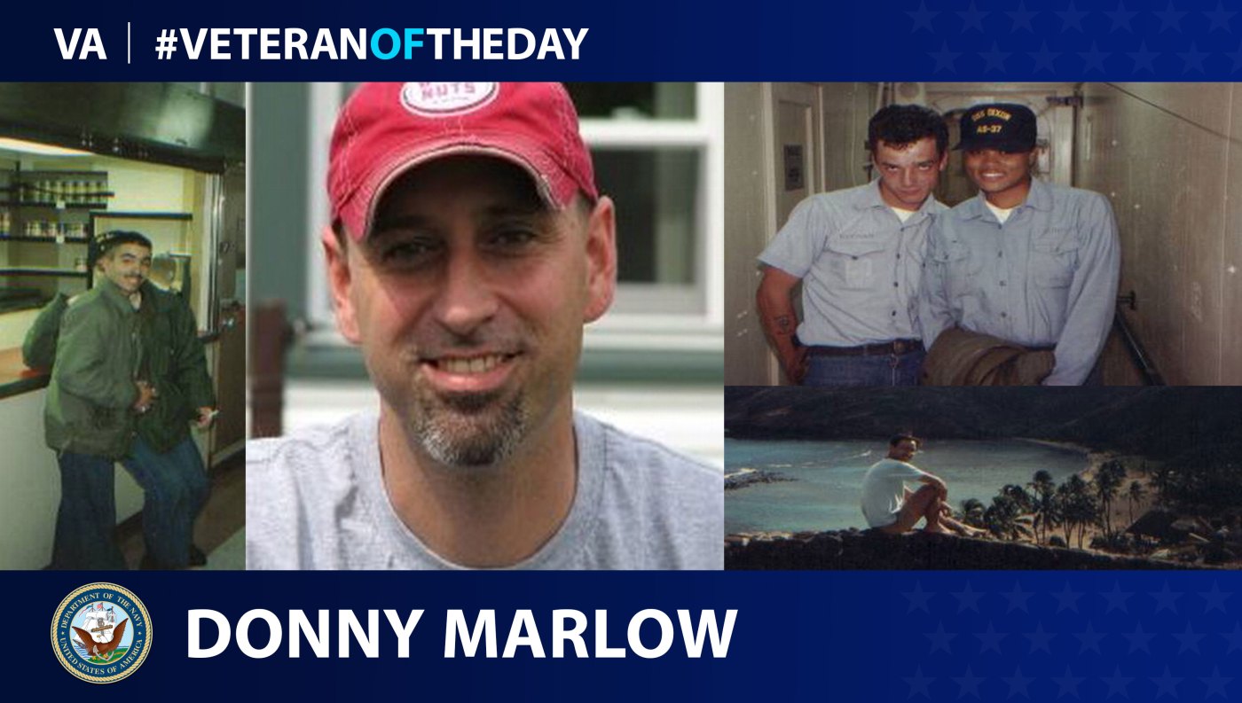 Donny Marlow is today's Veteran of the Day.