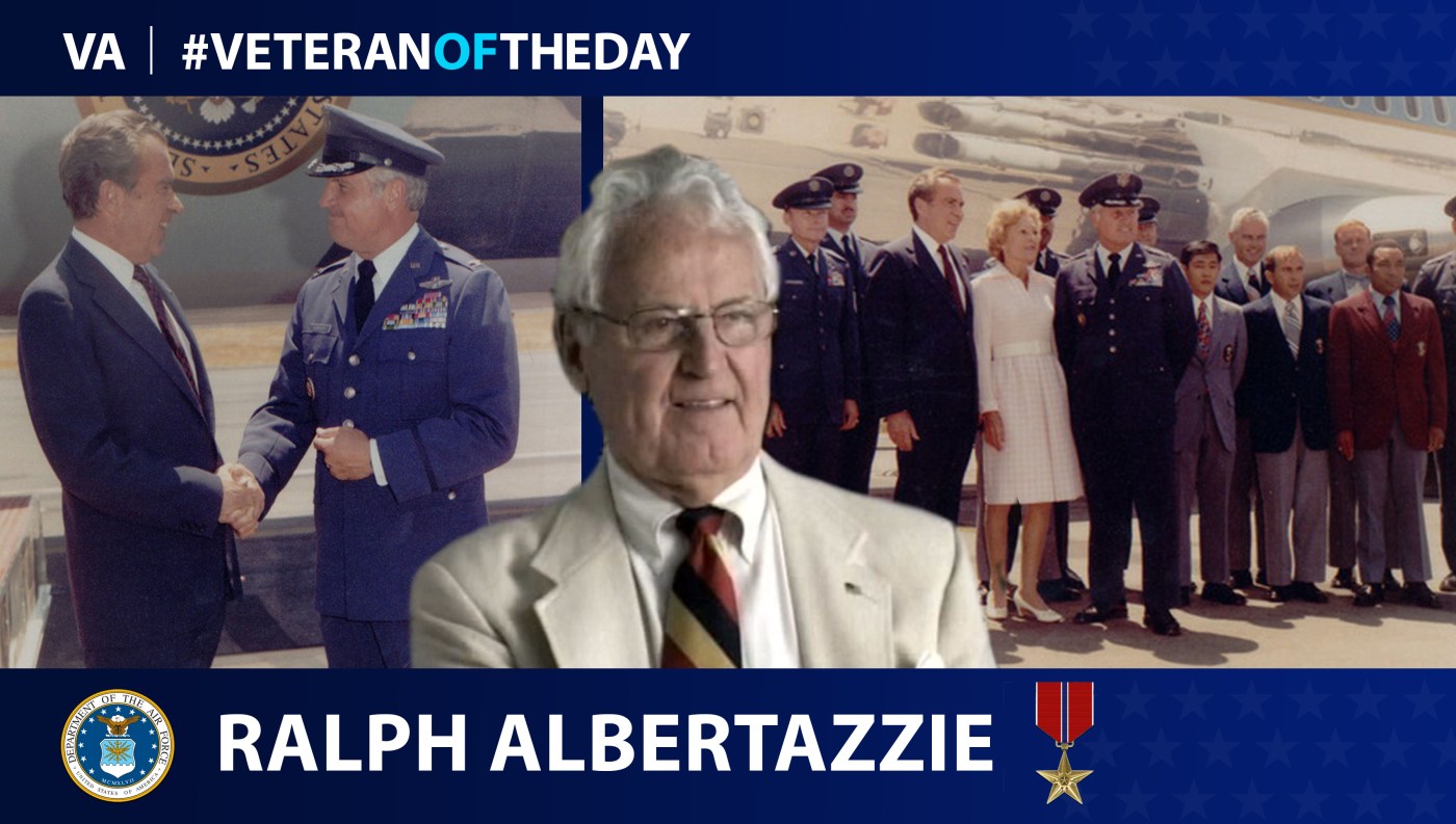 Ralph Albertazzie is today's Veteran of the Day.