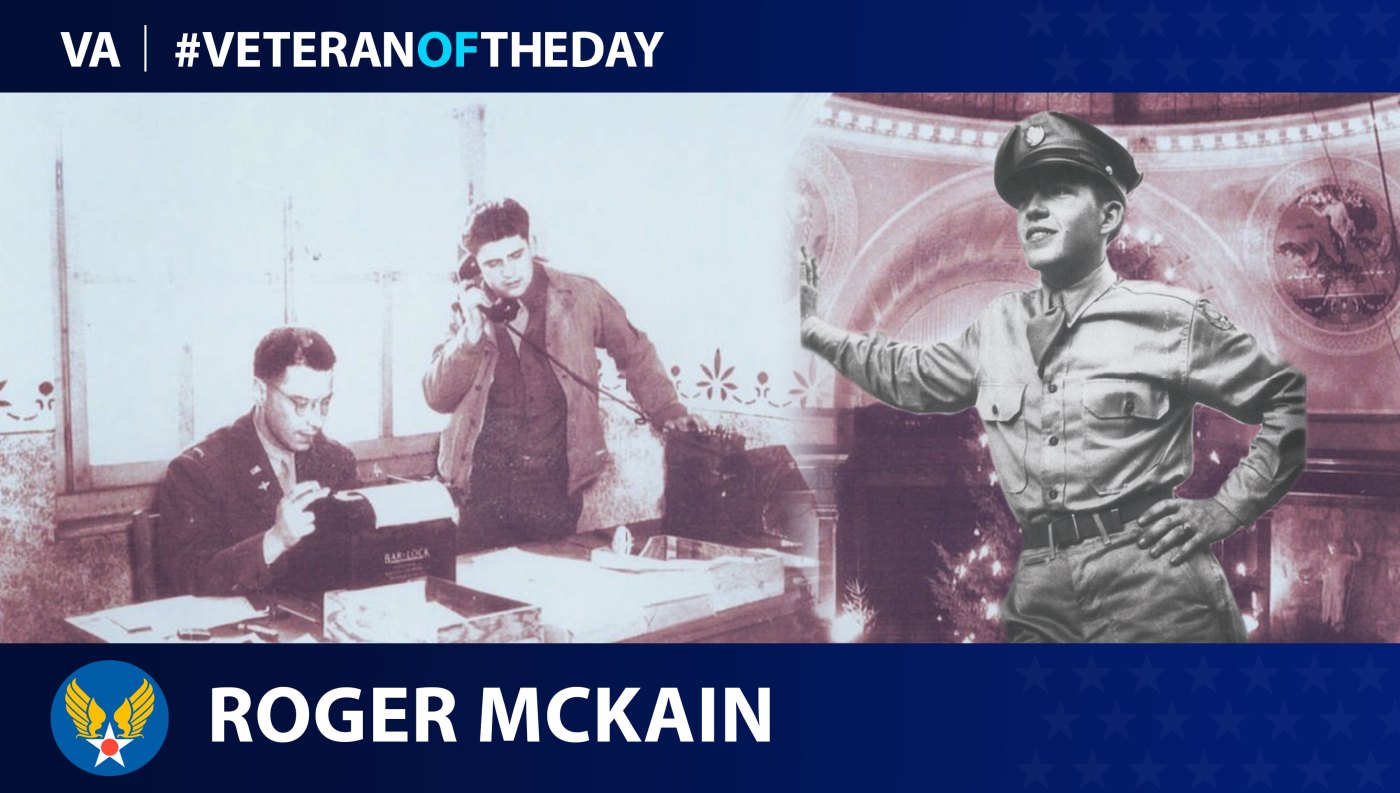 Roger McKain is today's Veteran of the Day.