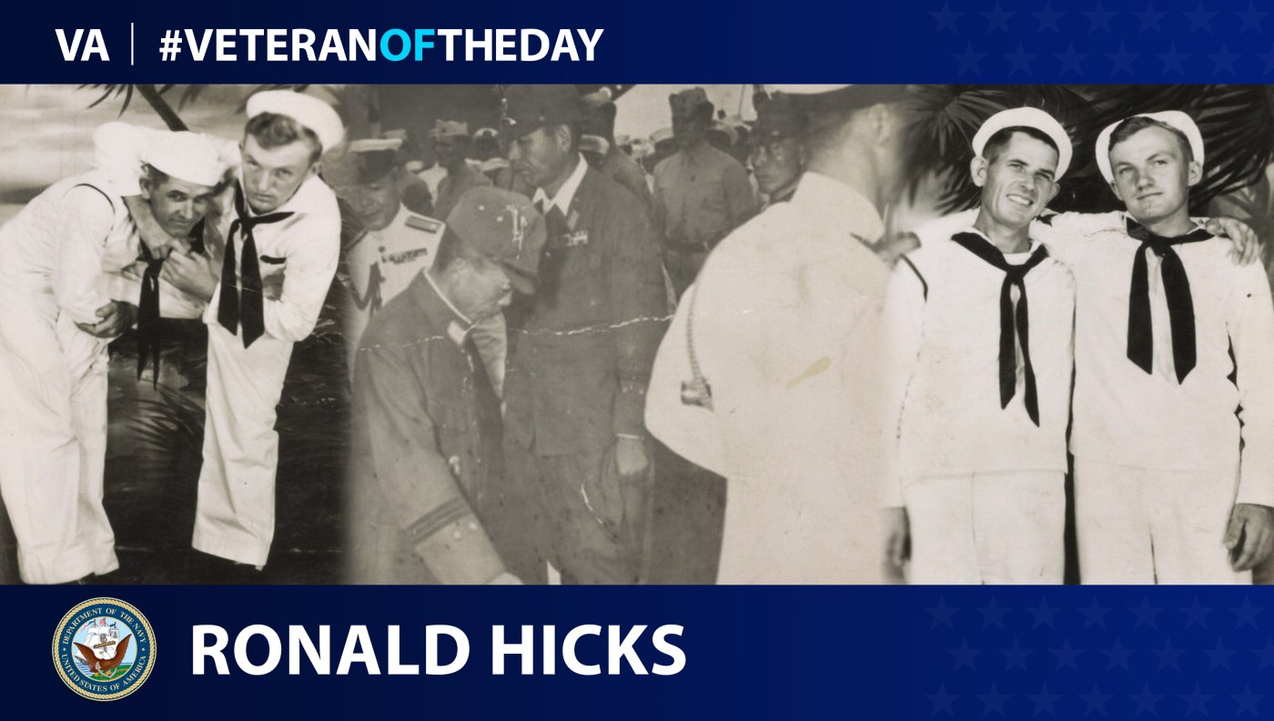 Ronald Day Hicks is today's Veteran of the Day.