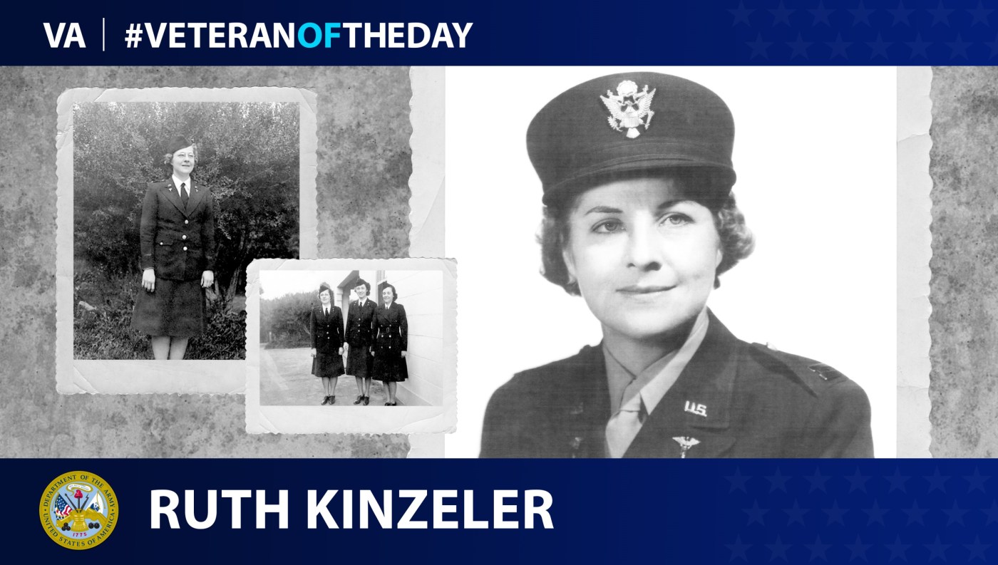 Ruth Kinzeler is today's Veteran of the Day.
