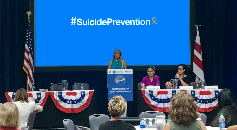 VA and SAMHSA recently met to discuss safe messaging for preventing Veteran suicide.
