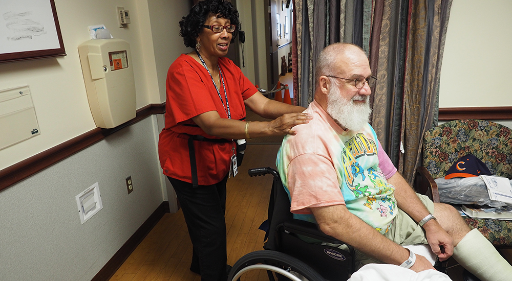 Massage therapist’s healing hands help Veterans
