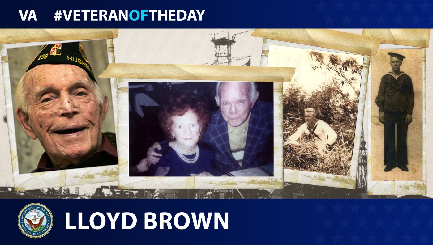 Lloyd Brown is today's Veteran of the Day.