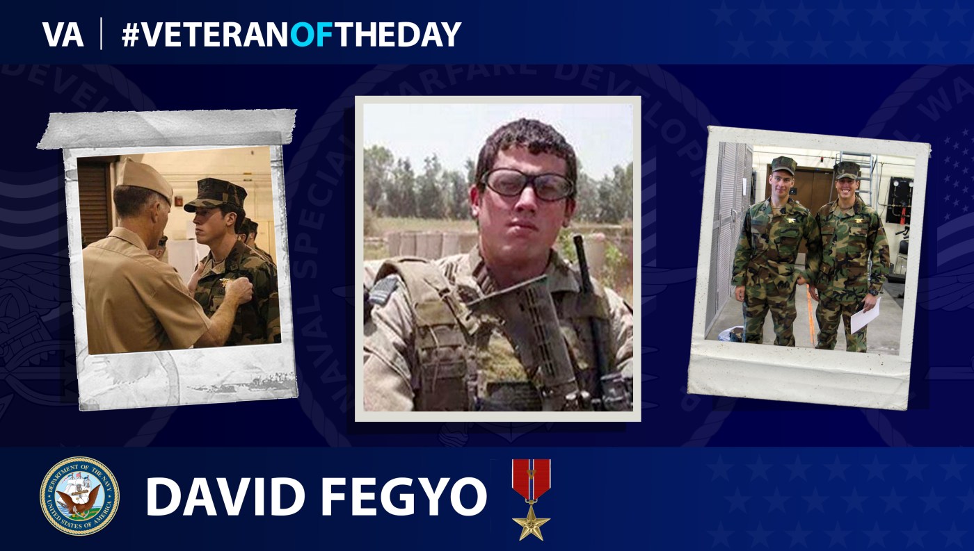 David Fegyo is today's Veteran of the Day.