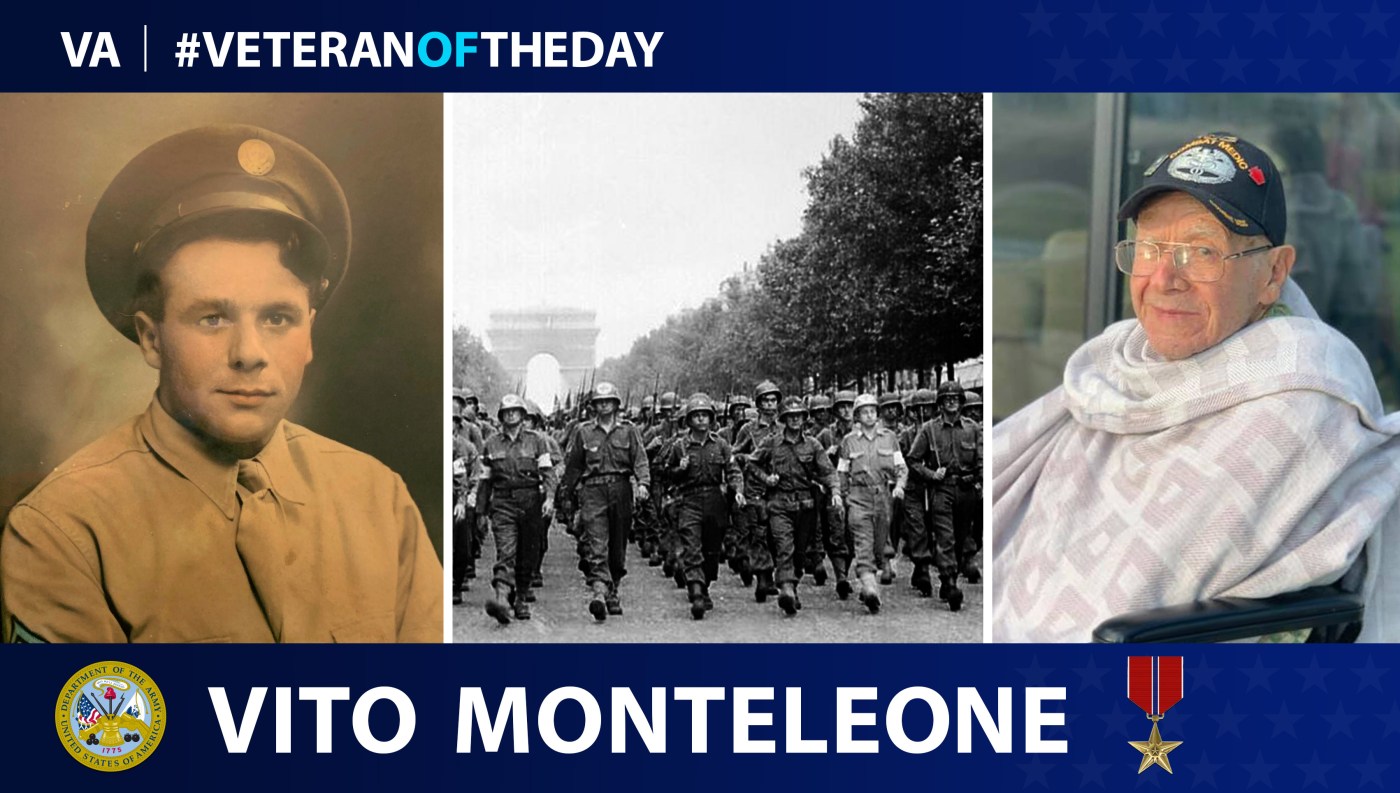 Vito Monteleone is today's Veteran of the Day.