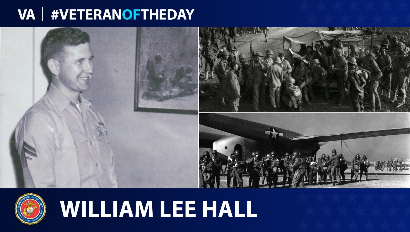 William Lee Hall is today's Veteran of the Day.