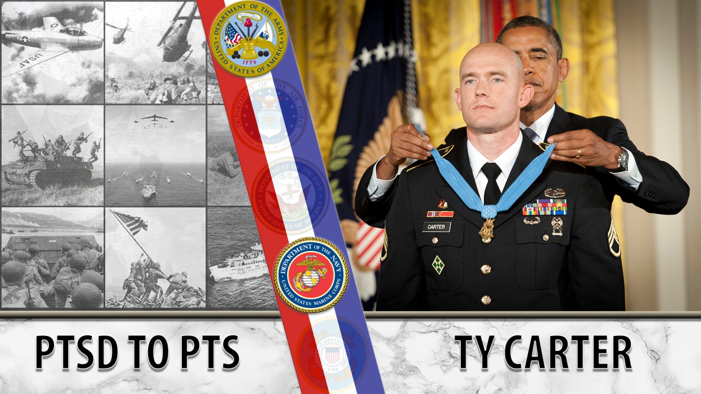 Ty Carter was awarded the Medal of Honor for actions in Afghanistan.