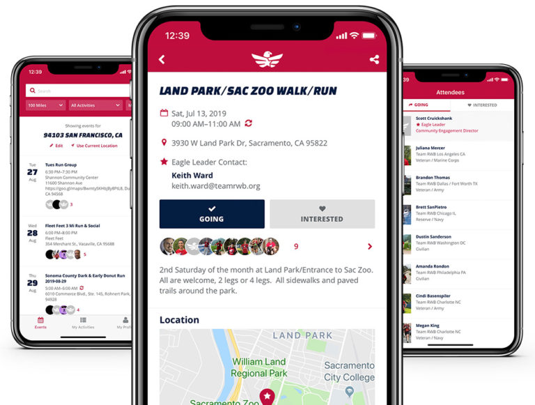 Download Team RWB's new app to find free local events.