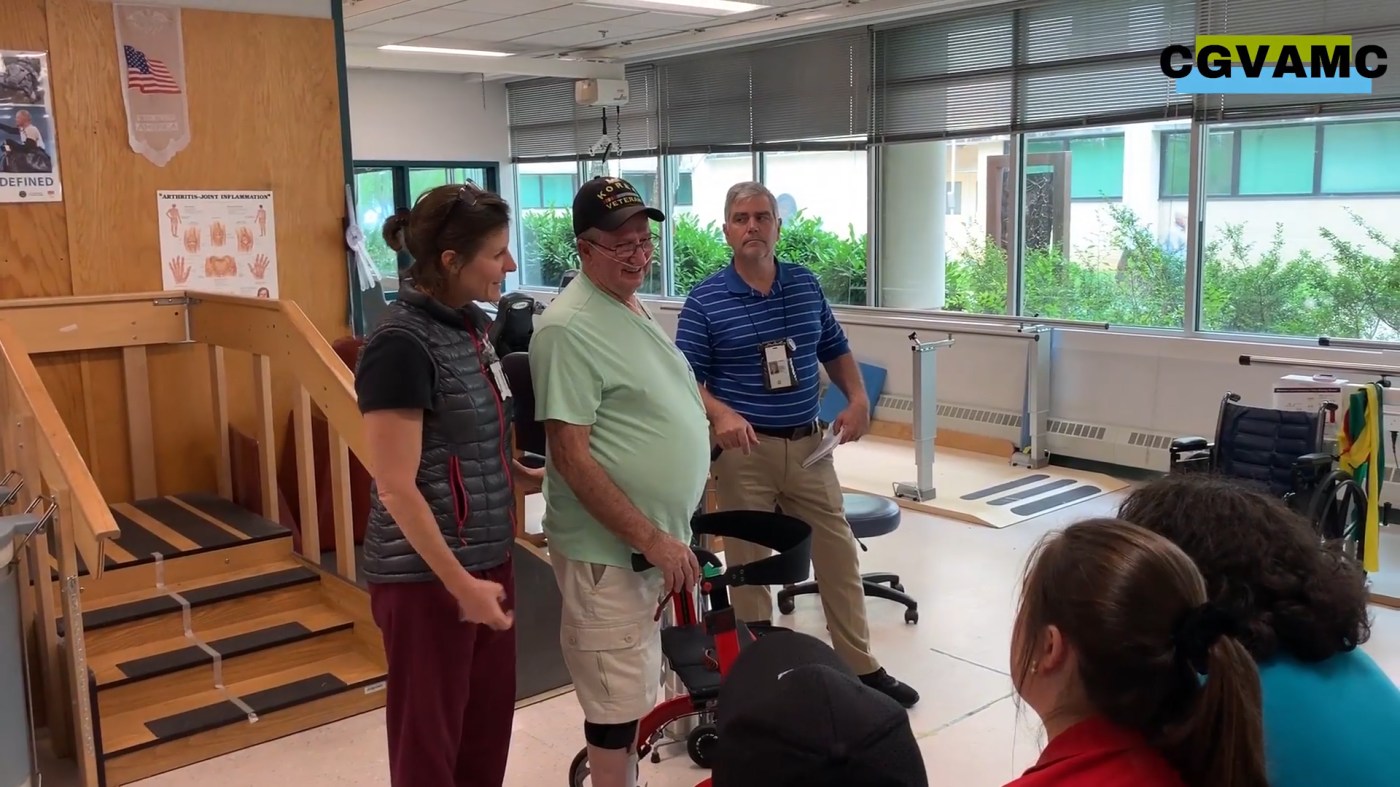 The Charles George VA Medical Center is employing a life-changing prosthetic device that helps Veterans regain the ability to walk.