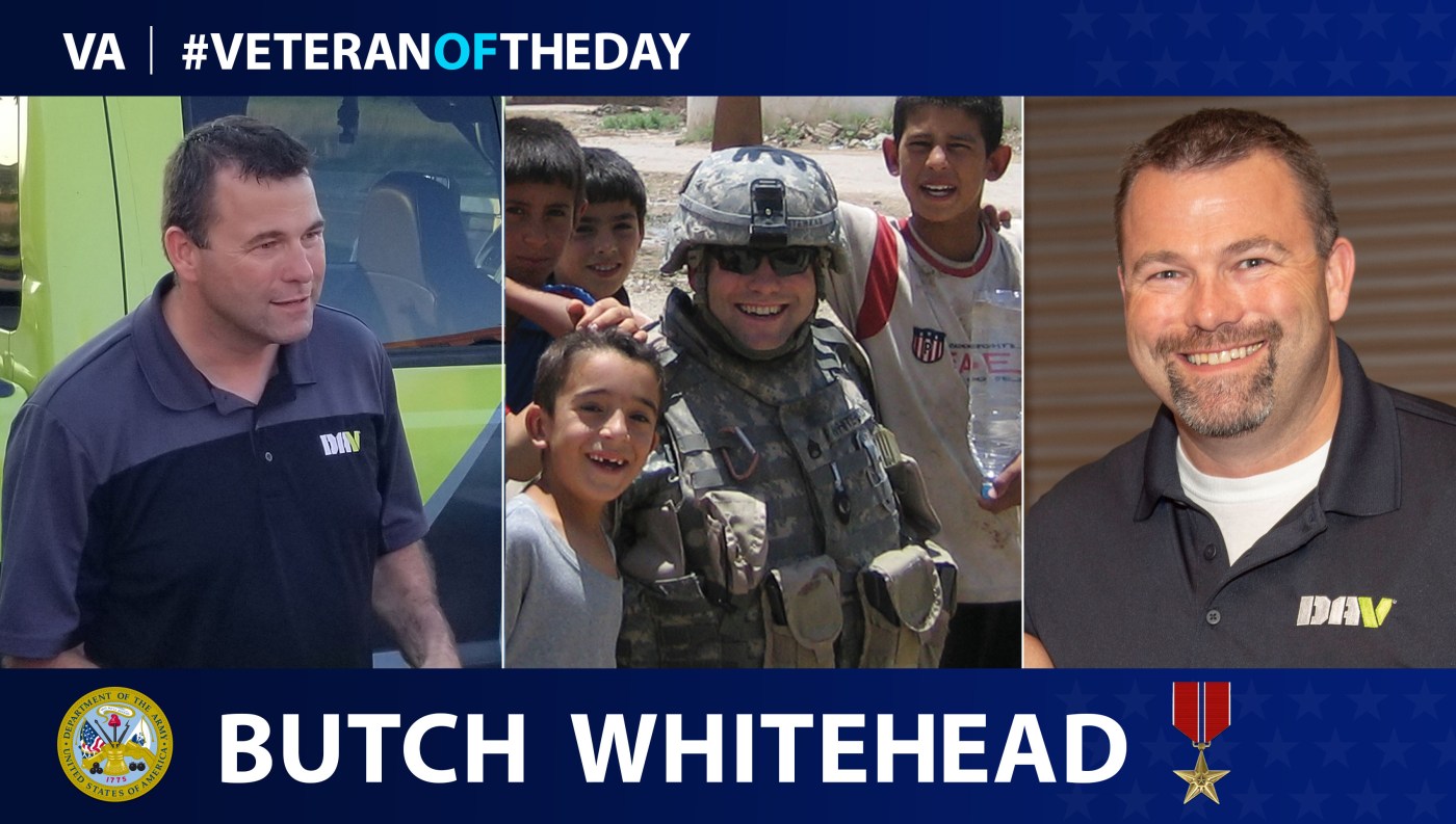 Army Veteran Stephen "Butch" Whitehead is today's Veteran of the Day.