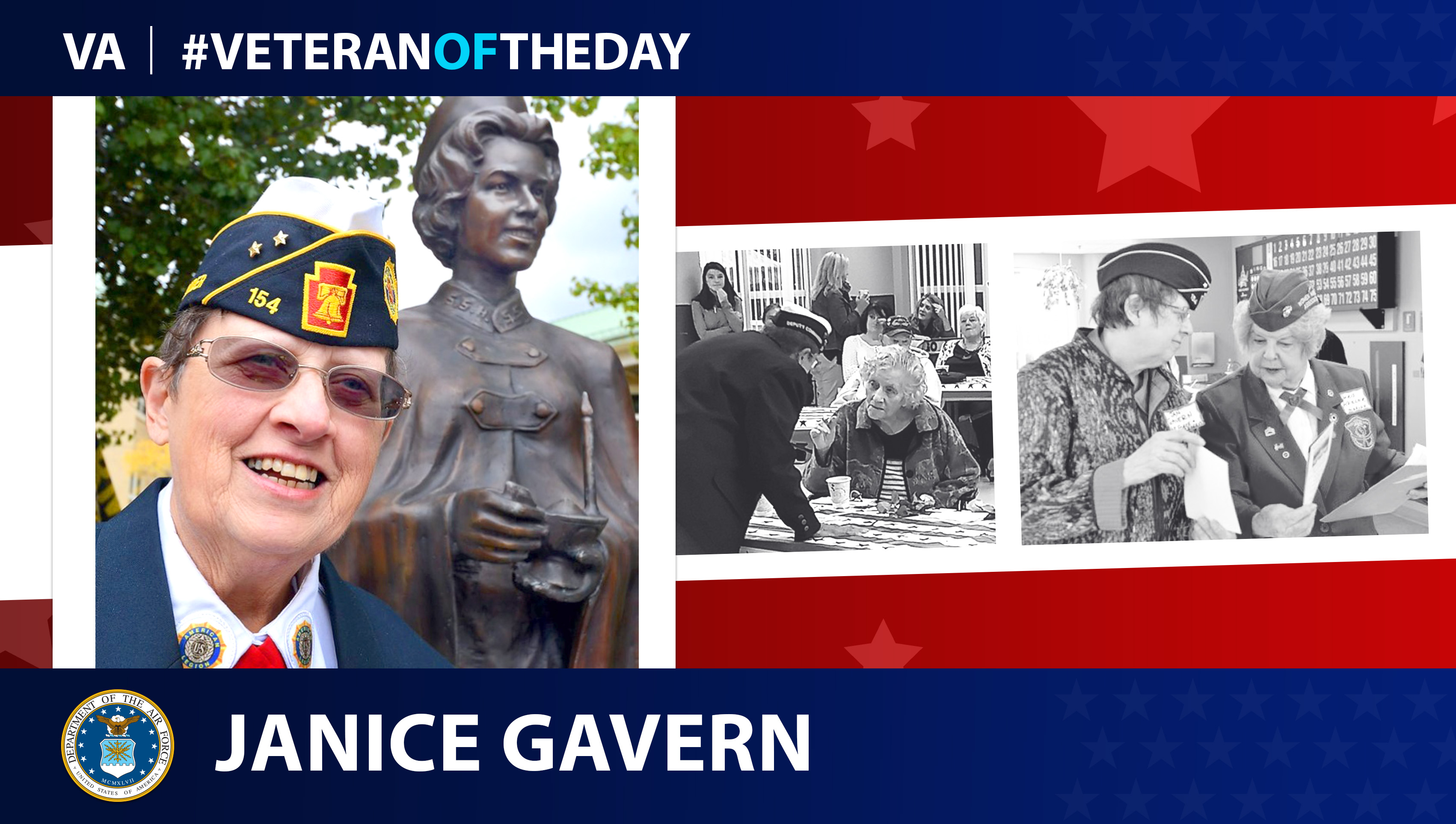 Janice Gavern is today's Veteran of the Day.