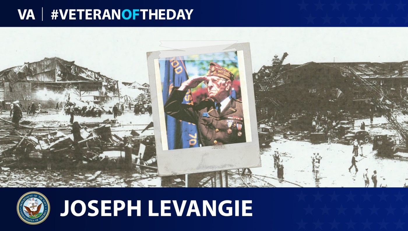 Joseph Levangie is today's Veteran of the Day.