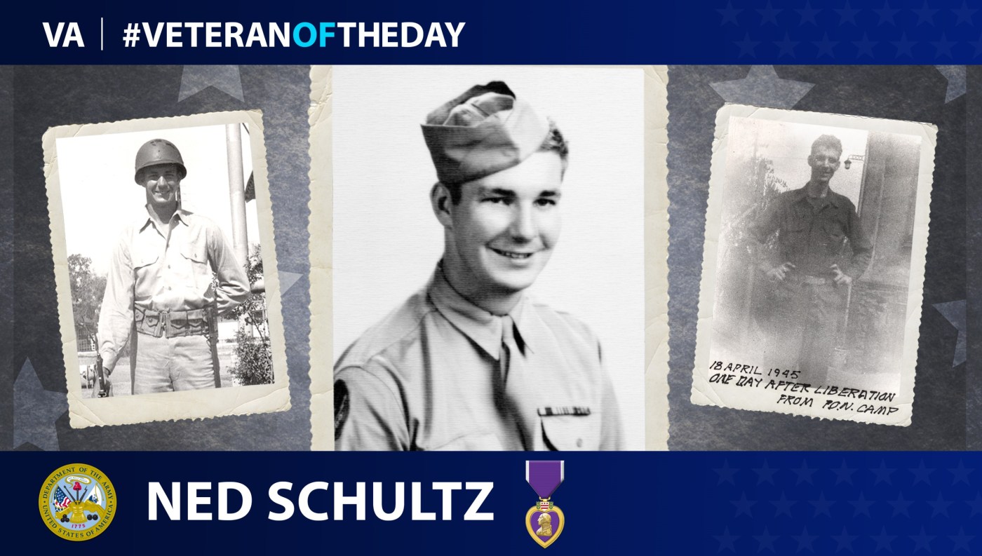 Army Veteran Ned Schultz is today's Veteran of the Day.