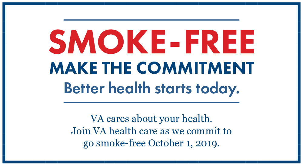 Smoke-free policy begins to take effect Oct. 1 at all VA medical facilities