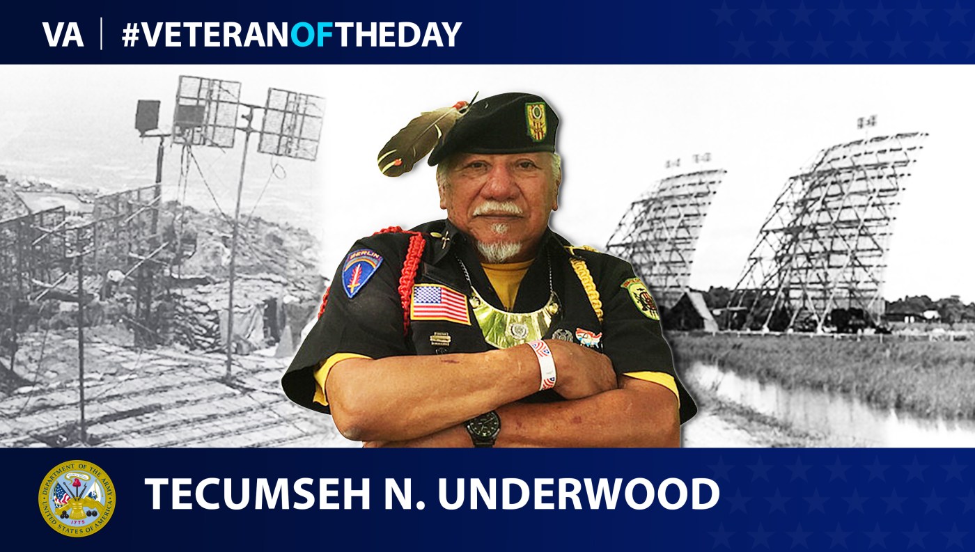 Army Veteran Tecumseh Nathaniel Underwood is today's Veteran of the Day.