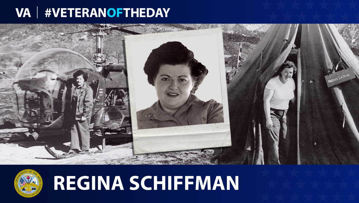 Army Veteran Regina Schiffman is today's Veteran of the Day.