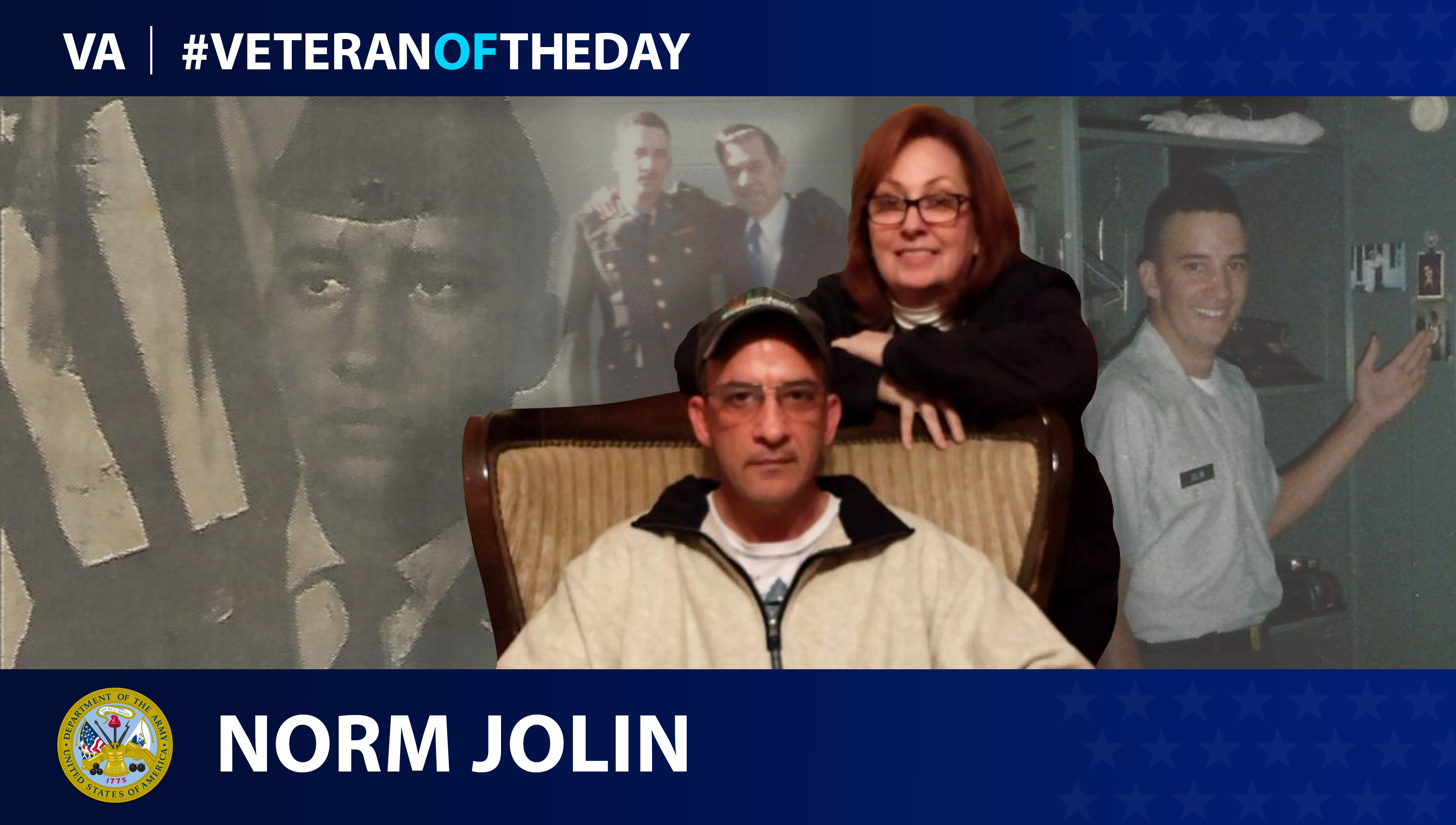 Army Veteran Norman W. Jolin is today's Veteran of the Day.