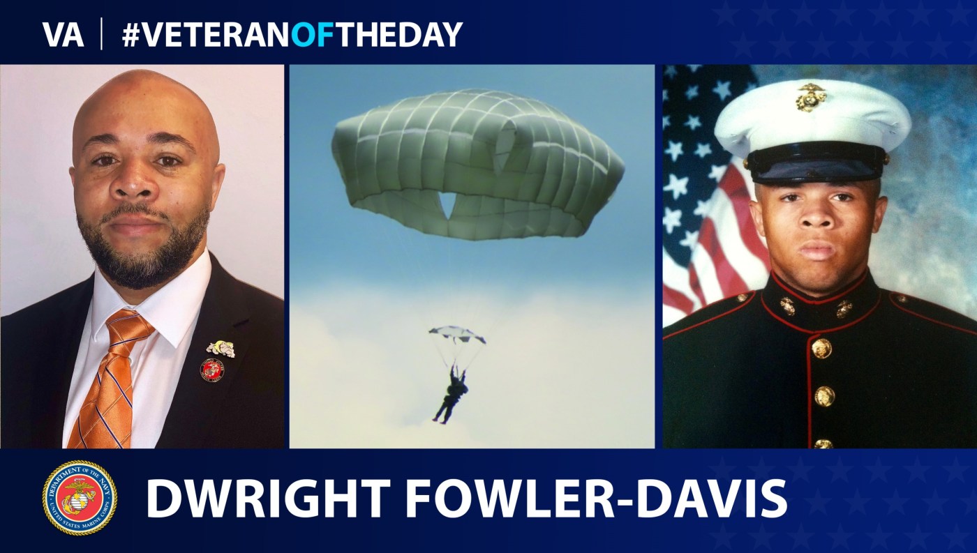 Marine Corps Veteran Dwright Fowler Davis is today's Veteran of the Day.
