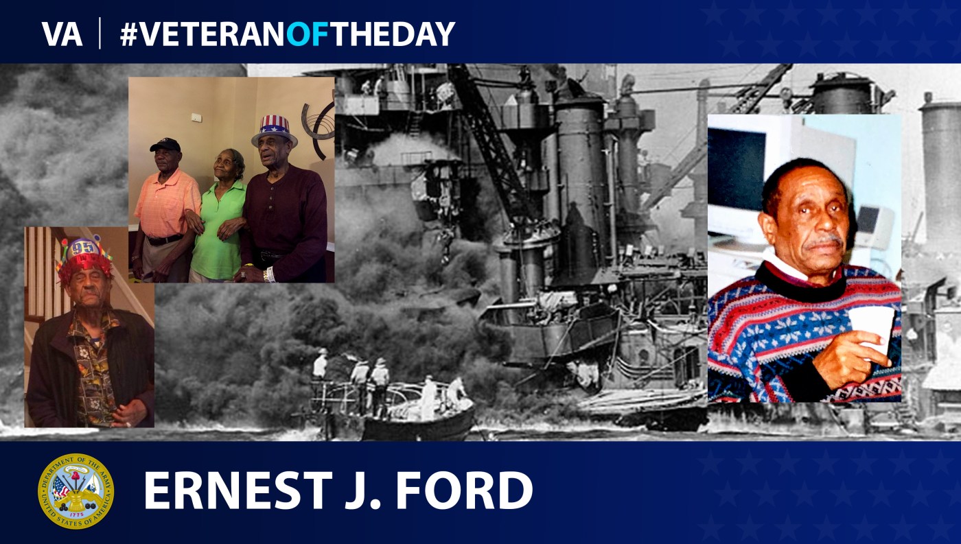 Army Veteran Ernest J. Ford is today's Veteran of the Day.