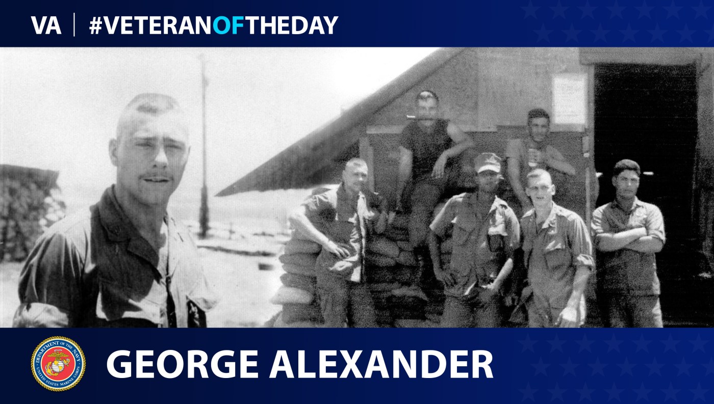 Marine Corps Veteran George William Alexander is today's Veteran of the Day.