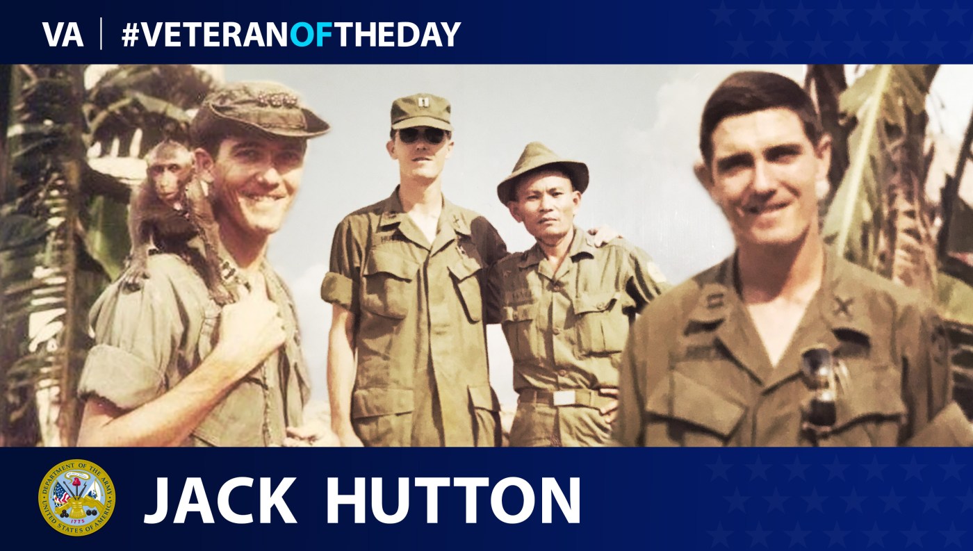 Army Veteran Jack Hutton is today's Veteran of the Day.