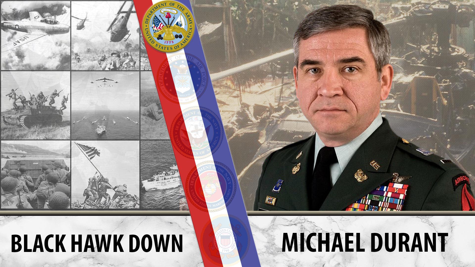 Army Veteran and pilot Michael Durant survived the Battle of Mogadishu.