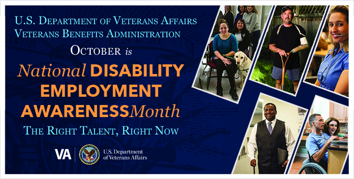 VR&E supports National Disability Employment Awareness Month