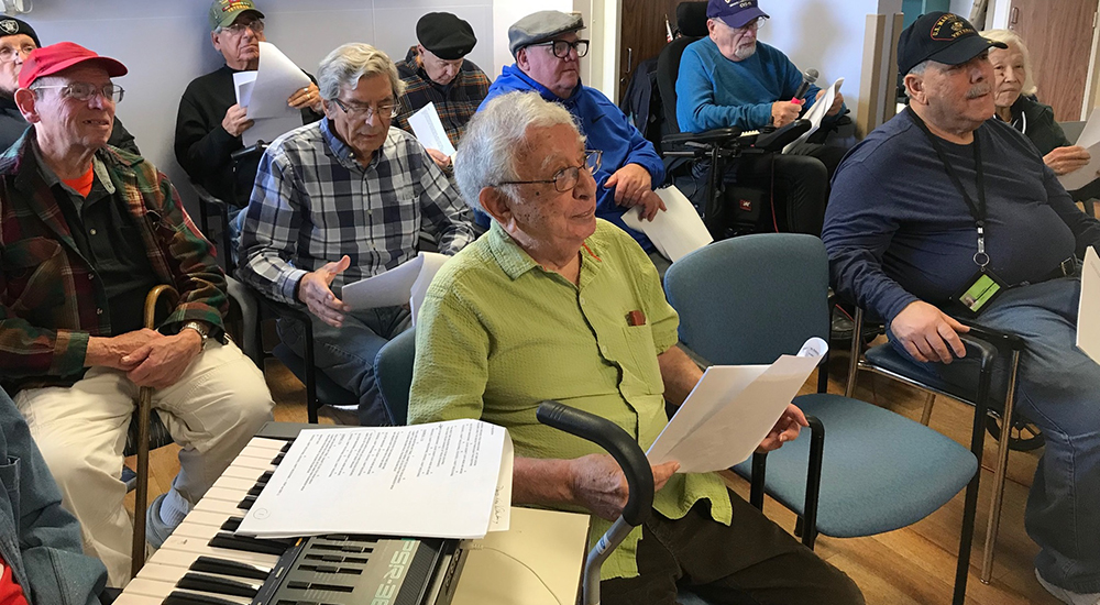 Veterans stretch musical talents in the Rubber Band