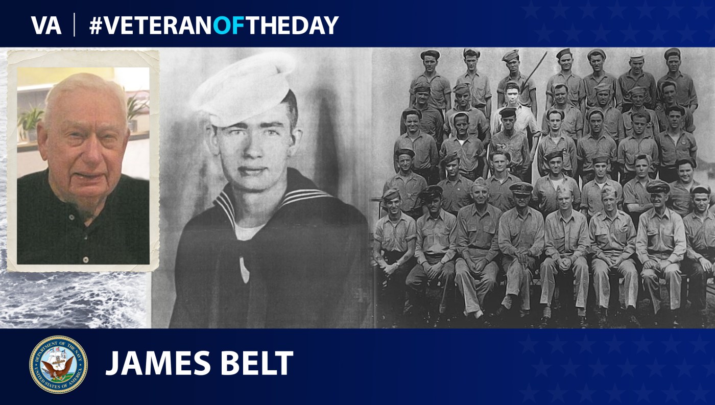 Navy Veteran James Belt is today's Veteran of the Day.