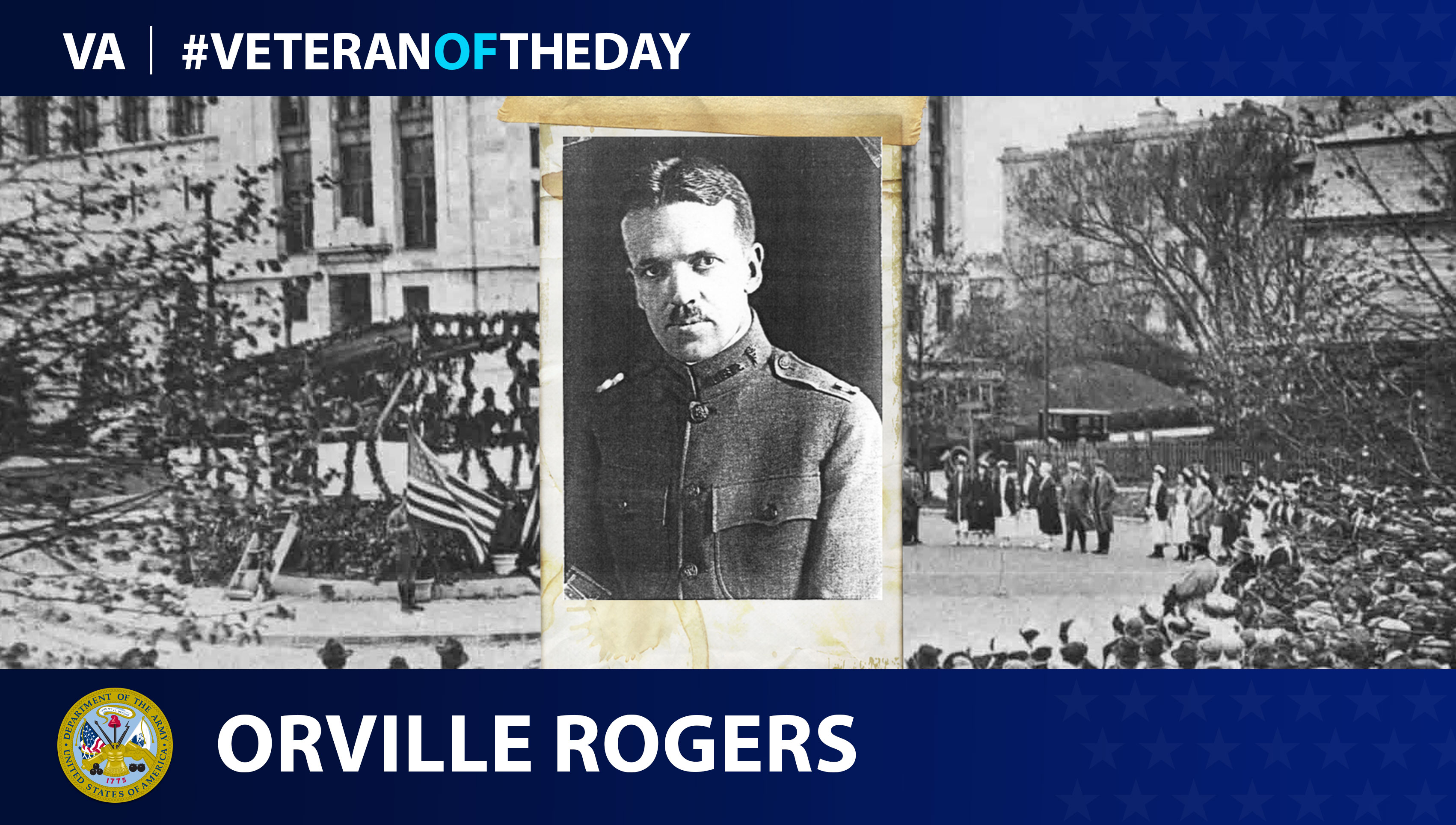 Army Veteran Orville F. Rogers is today's Veteran of the Day.