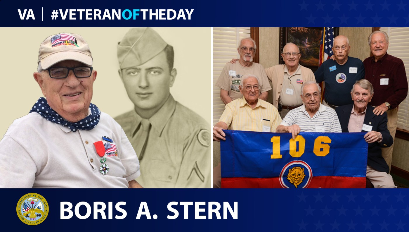 Army Veteran Boris A. Stern is today's Veteran of the Day.