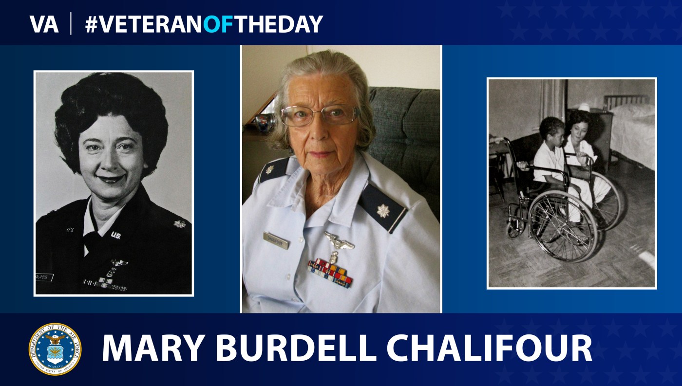 Air Force Veteran Mary Lee Burdell Chalifour is today’s #VeteranOfTheDay.