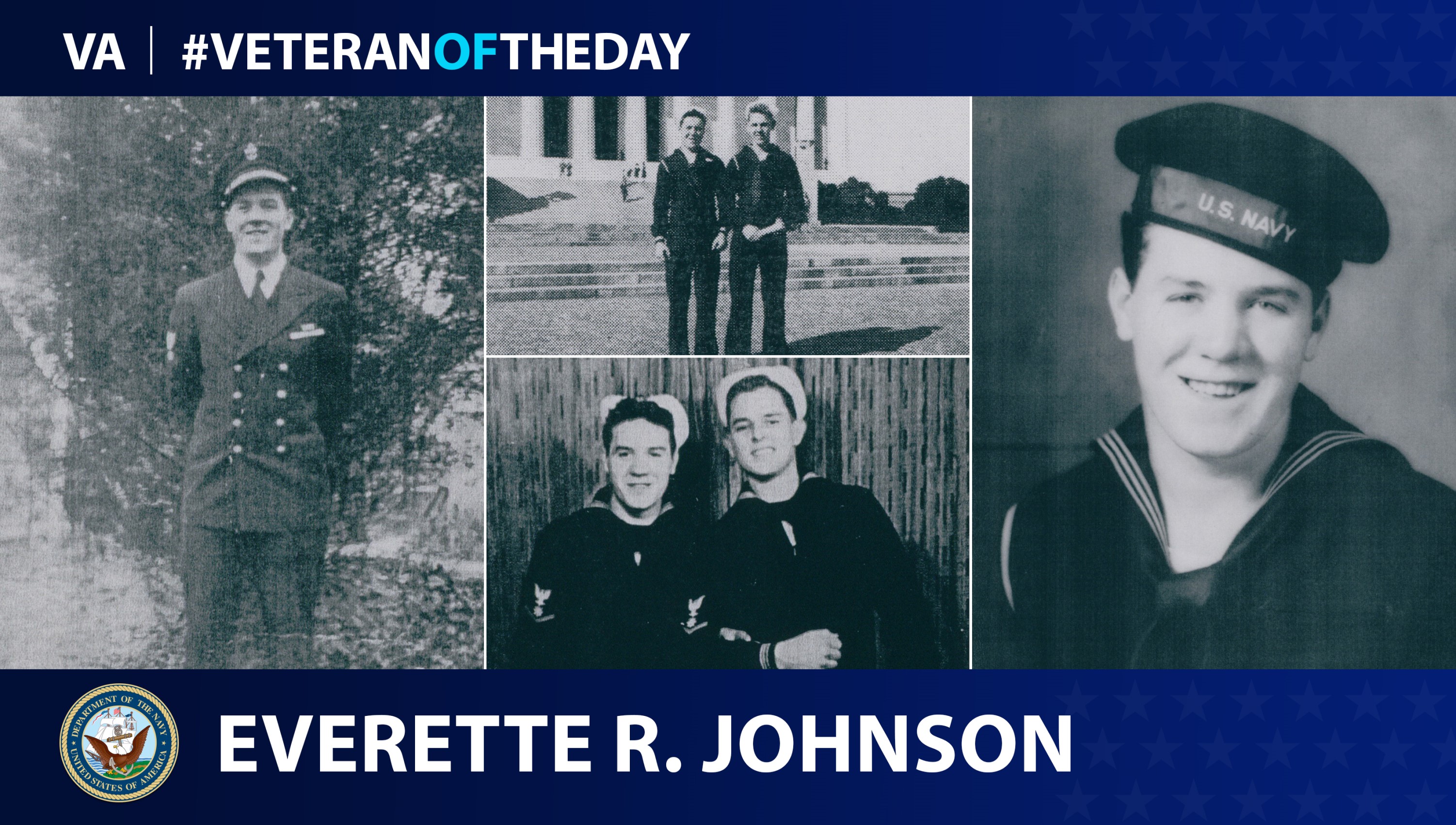 Navy Veteran Everette R. Johnson is today's Veteran of the Day.